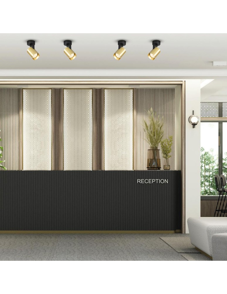 Adjustable ceiling lamps - spots - Milagro Luminaire Volf Spot Gold 1xGU10 ML0677 - product kolory-swiatla.pl 4