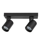 Adjustable ceiling lamps - spots - Milagro Luminaire Volf Spot Black 2xGU10 ML0678 - product 2