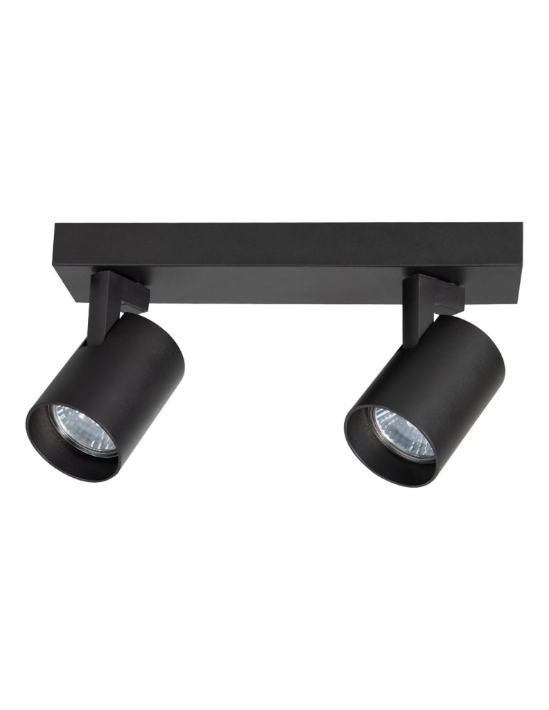 Adjustable ceiling lamps - spots - Milagro Luminaire Volf Spot Black 2xGU10 ML0678 - product kolory-swiatla.pl 2
