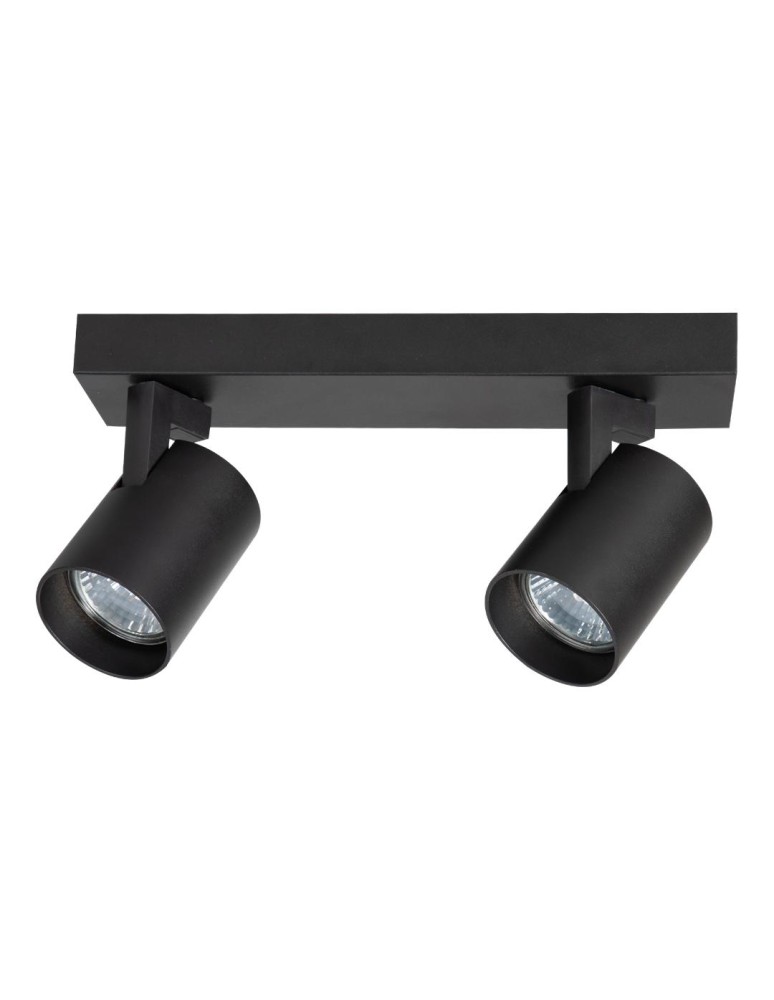 Adjustable ceiling lamps - spots - Milagro Luminaire Volf Spot Black 2xGU10 ML0678 - product kolory-swiatla.pl 6