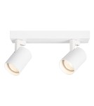 Adjustable ceiling lamps - spots - Milagro Luminaire Volf Spot White 2xGU10 ML0679 - product 1