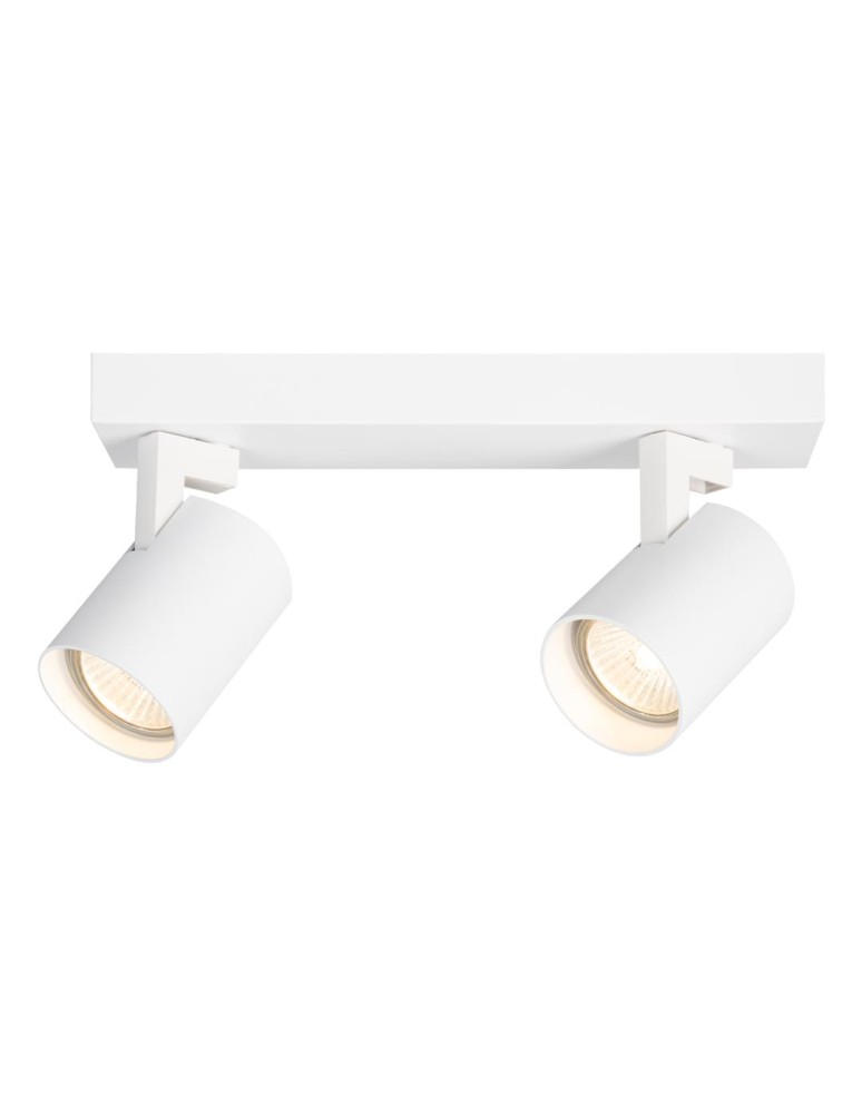 Adjustable ceiling lamps - spots - Milagro Luminaire Volf Spot White 2xGU10 ML0679 - product kolory-swiatla.pl 1