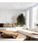 Adjustable ceiling lamps - spots - Milagro Luminaire Volf Spot White 2xGU10 ML0679 - product 4