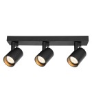 Adjustable ceiling lamps - spots - Milagro Luminaire Volf Spot Black 3xGU10 ML0681 - product 1