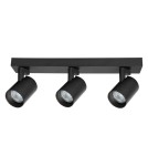 Adjustable ceiling lamps - spots - Milagro Luminaire Volf Spot Black 3xGU10 ML0681 - product 6