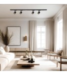 Ready-made rail kits - Milagro Volf Track Set Black 4xGU10 1.5m ML0684 - product 6