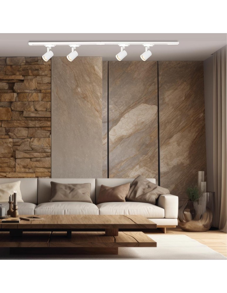 Ready-made rail kits - Milagro Volf Track Set White 4xGU10 1.5m ML0685 - product kolory-swiatla.pl 5