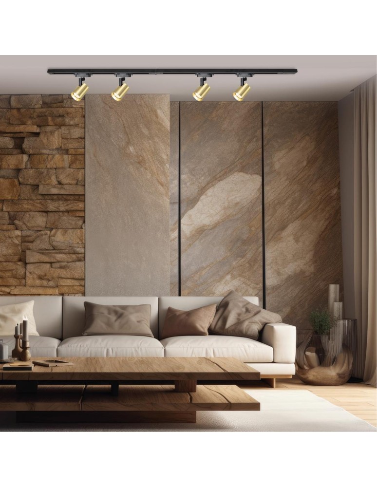 Ready-made rail kits - Milagro Volf Track Set Gold 4xGU10 1.5m ML0686 - product kolory-swiatla.pl 5