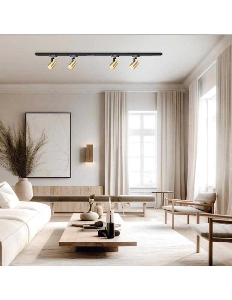 Ready-made rail kits - Milagro Volf Track Set Gold 4xGU10 1.5m ML0686 - product kolory-swiatla.pl 6