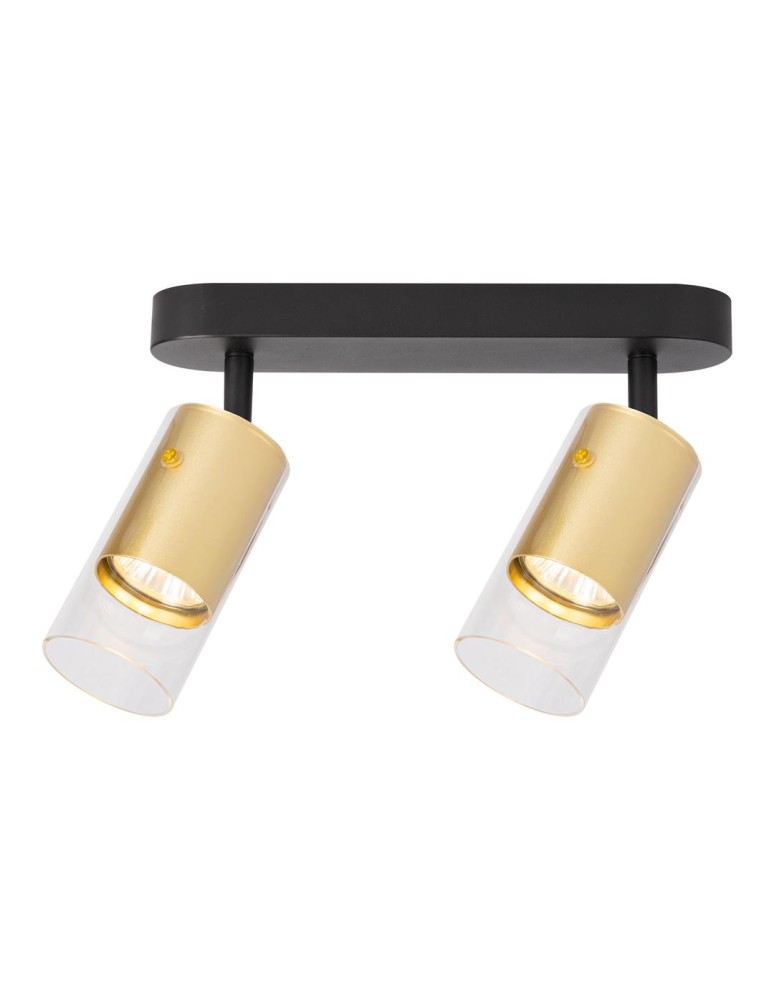Adjustable ceiling lamps - spots - Milagro Luminaire Ricky Spot Gold 2xGU10 ML0691 - product kolory-swiatla.pl 2