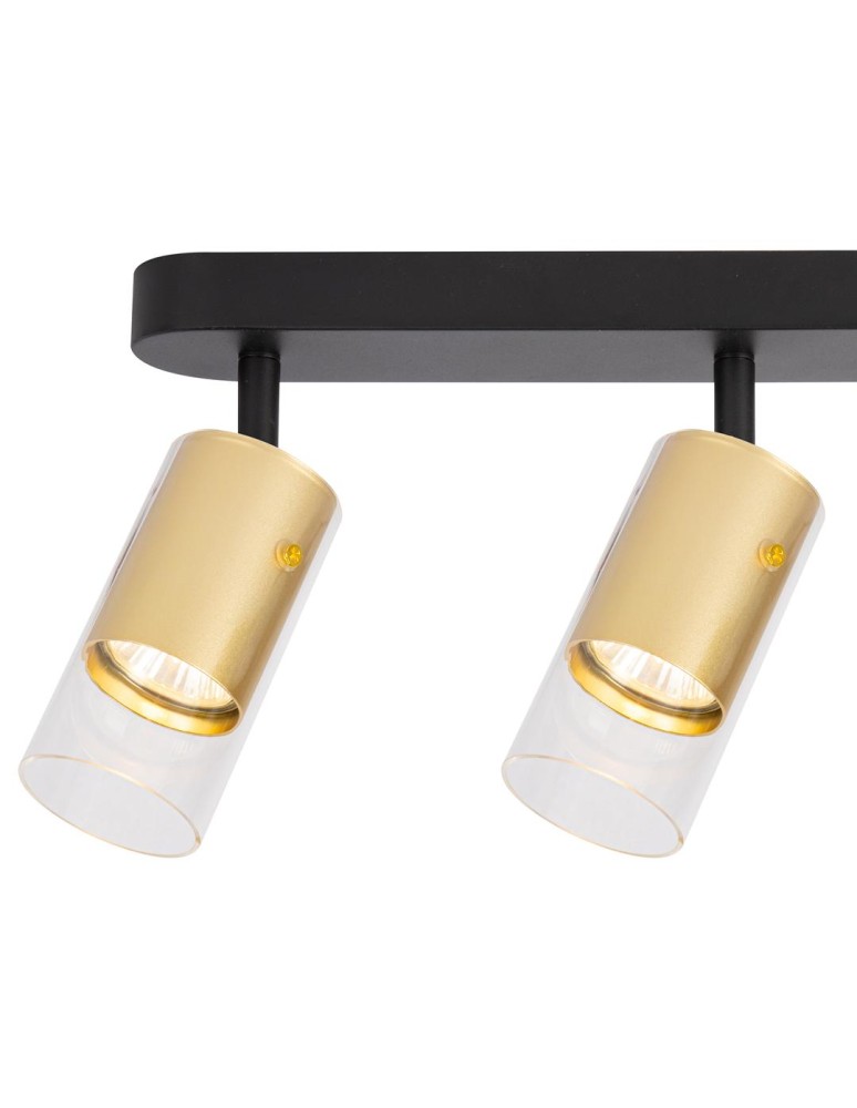 Adjustable ceiling lamps - spots - Milagro Luminaire Ricky Spot Gold 3xGU10 ML0692 - product kolory-swiatla.pl 3
