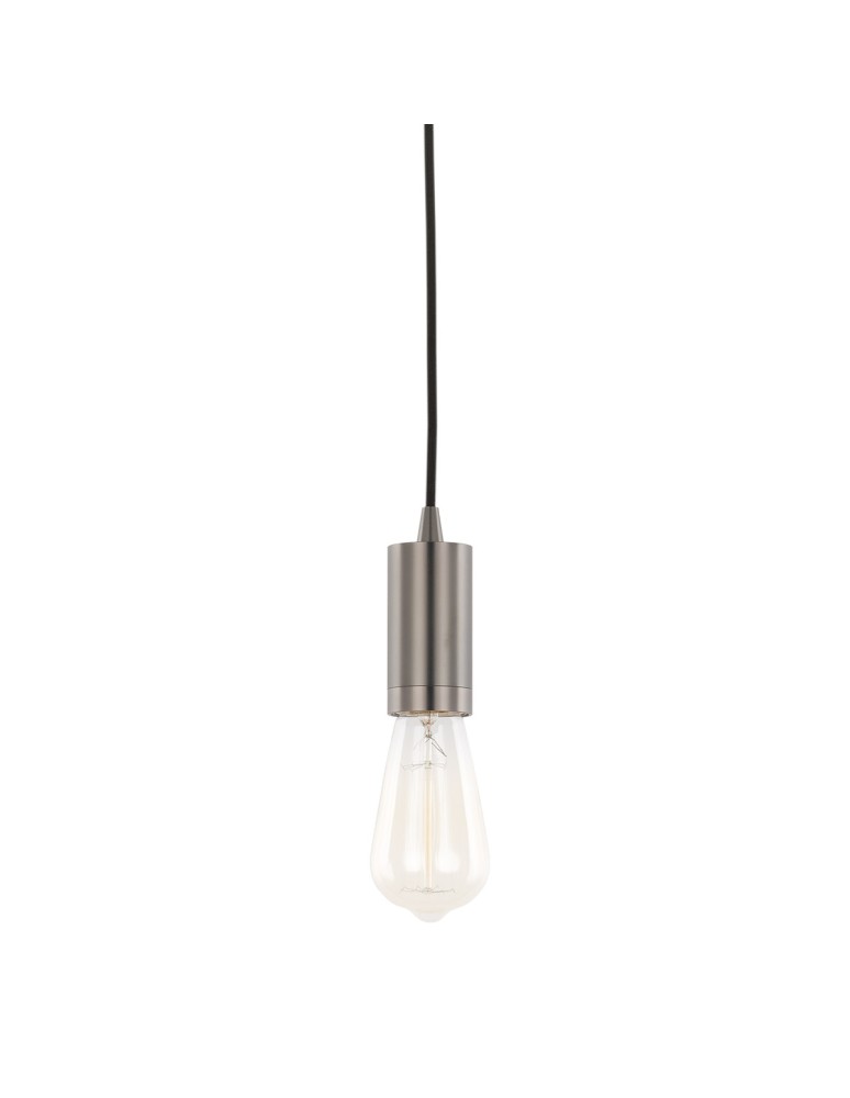 Pendant lamps bulbs - ITALUX Moderna Pendant Black matte 1xE27 DS-M-038 - product kolory-swiatla.pl 1