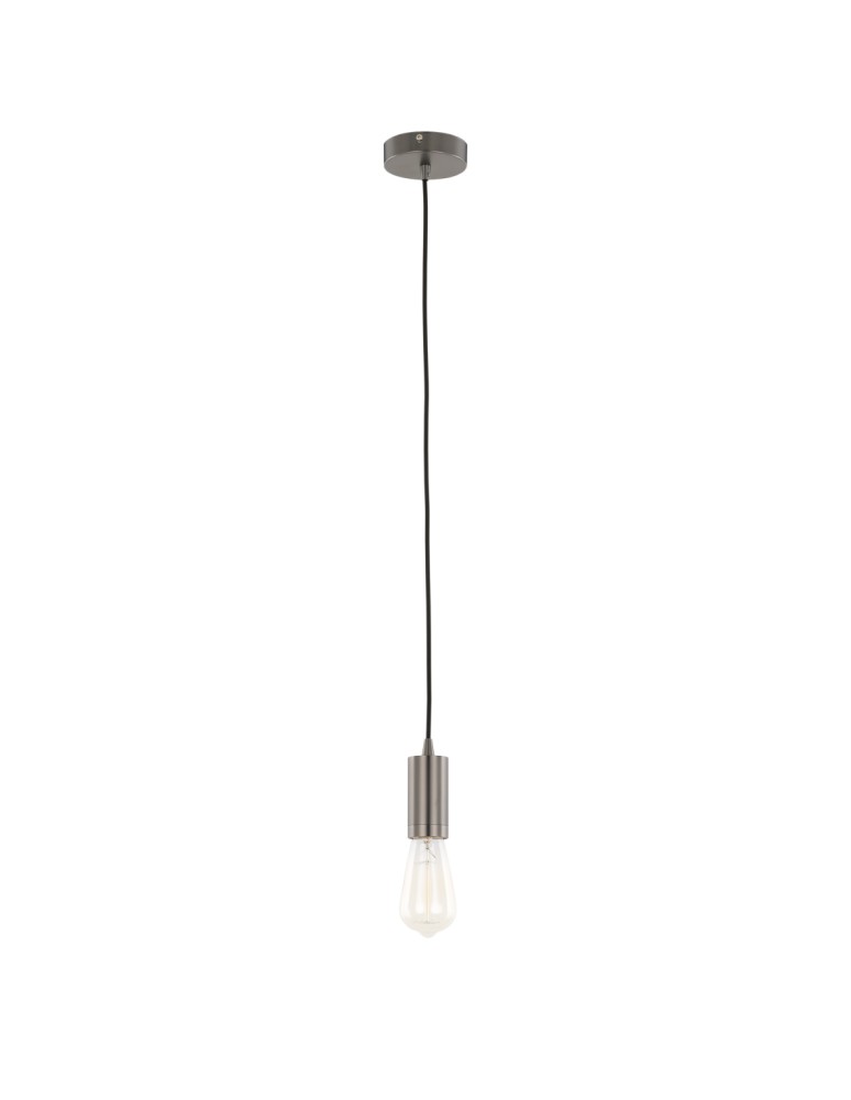 Pendant lamps bulbs - ITALUX Moderna Pendant Black matte 1xE27 DS-M-038 - product kolory-swiatla.pl 2