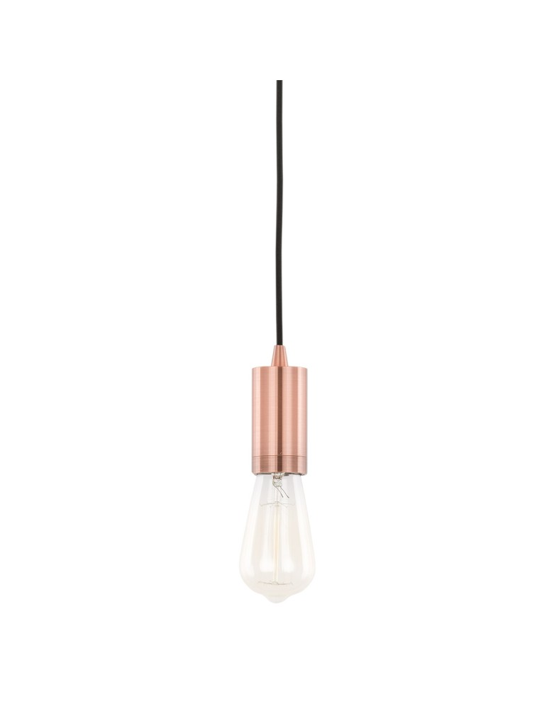 Pendant lamps bulbs - ITALUX Moderna Pendant Red Copper 1xE27 DS-M-038 - product kolory-swiatla.pl 1