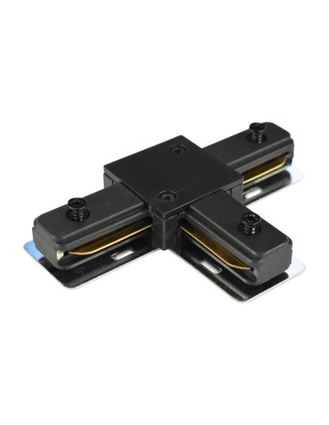 Milagro Łącznik T Track Czarny 1-Obwodowy ML0712