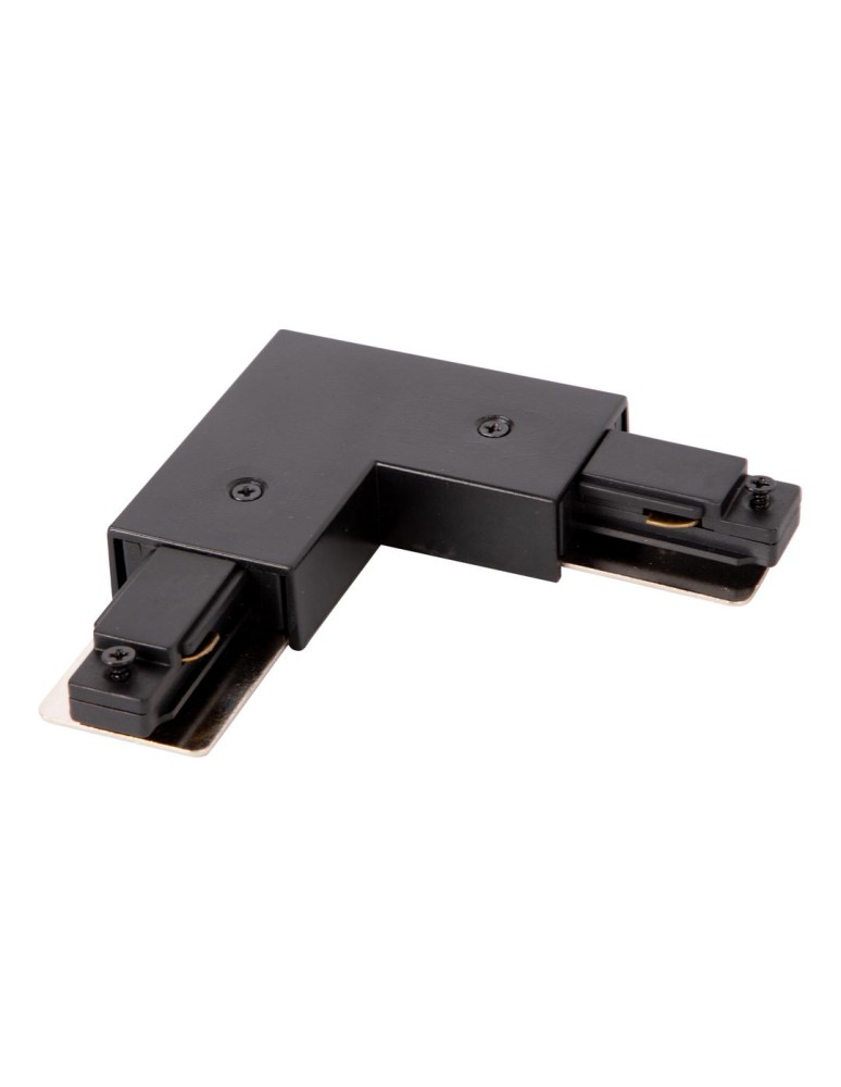 Accessories for 1 phase busbars - Milagro Switch L Track Black 1-circuit + central power supply ML0716 - product kolory-swiatla.pl 1