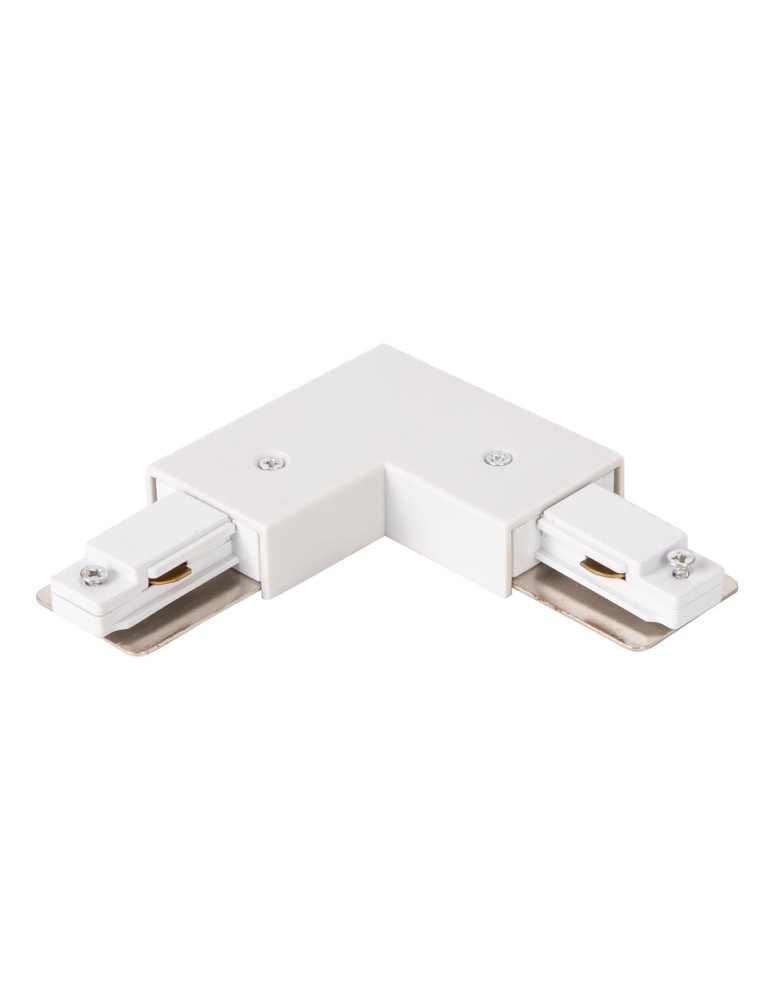 Accessories for 1 phase busbars - Milagro Switch L Track White 1-circuit + central power supply ML0717 - product kolory-swiatla.pl 1