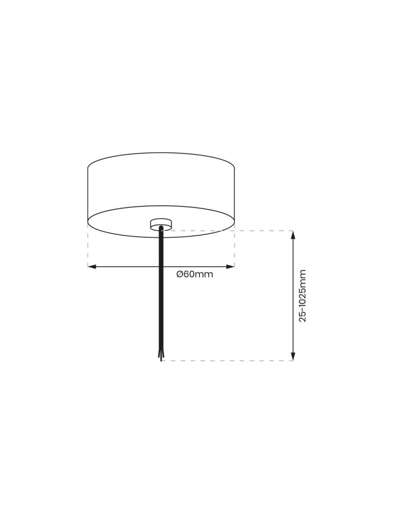 Accessories for 1 phase busbars - Milagro Power Sling Guide Track Black 1-Wire ML0718 - product kolory-swiatla.pl 4