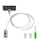 Accessories for 1 phase busbars - Milagro Slingshot Track Black 1-Ring ML0720 - product 3