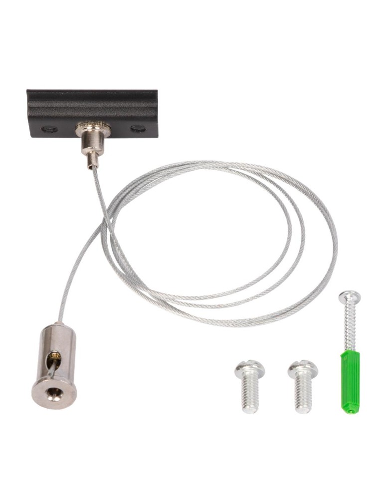 Accessories for 1 phase busbars - Milagro Slingshot Track Black 1-Ring ML0720 - product kolory-swiatla.pl 3