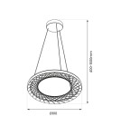 LED pendant lamps - Milagro NEST 43W LED pendant lamp ¶ 61cm ML0524 - product 5