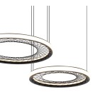 LED pendant lamps - Milagro NEST 77W LED pendant lamp 61+41cm ML0525 - product 2