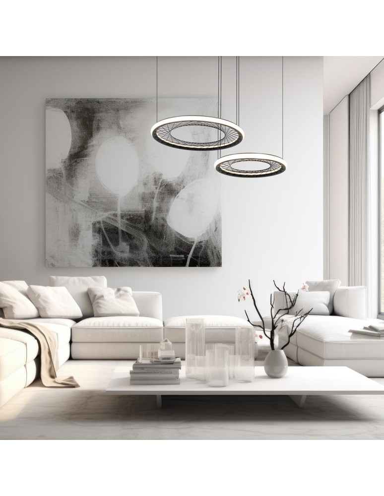 LED pendant lamps - Milagro NEST 77W LED pendant lamp 61+41cm ML0525 - product kolory-swiatla.pl 4