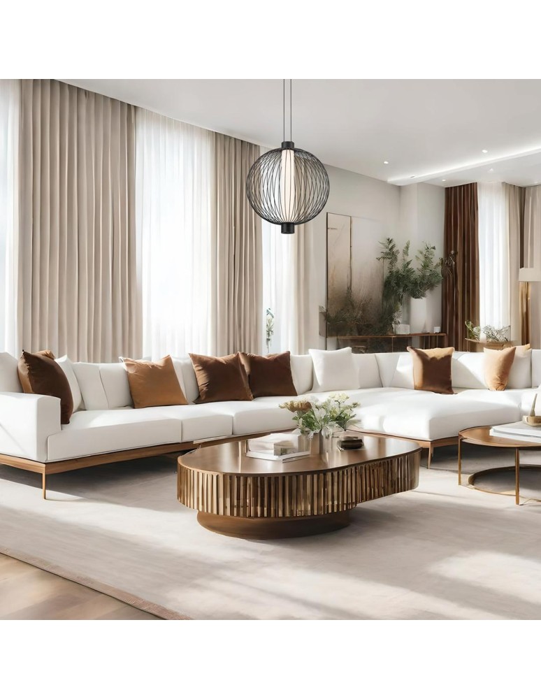 Wire pendant lamps - Milagro KYOTO 32W LED pendant lamp dia 43cm ML0526 - product kolory-swiatla.pl 3