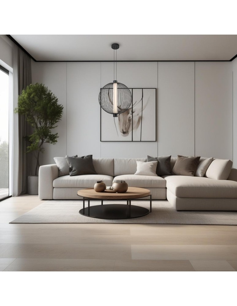 Wire pendant lamps - Milagro KYOTO 39W LED pendant lamp ¶ 54cm ML0527 - product kolory-swiatla.pl 4