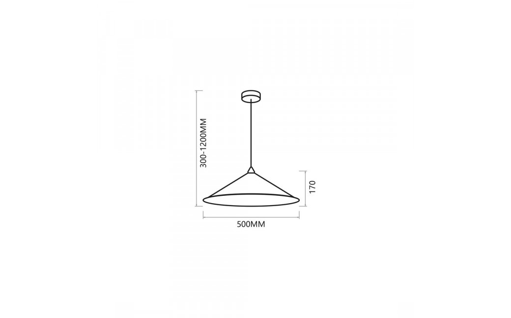 Milagro Lampa wisząca Fuji Ø50cm 1xE27 MLP0645