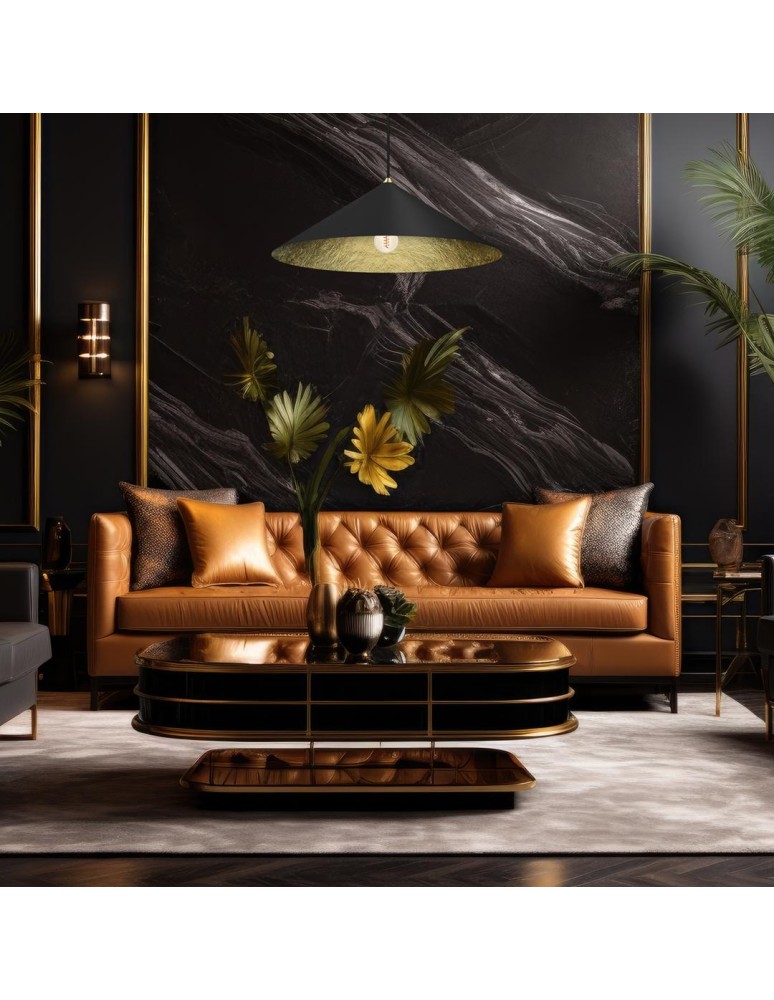 Classic pendant lamps - Milagro Fuji pendant lamp Ø70cm 1xE27 MLP0646 - product kolory-swiatla.pl 3