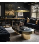 Classic pendant lamps - Milagro Fuji pendant lamp Ø90cm 1xE27 MLP0647 - product 3