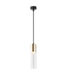 Single pendant lamps - Milagro Ricky Pendant Lamp Gold 1xGU10 ML0845 - product 1