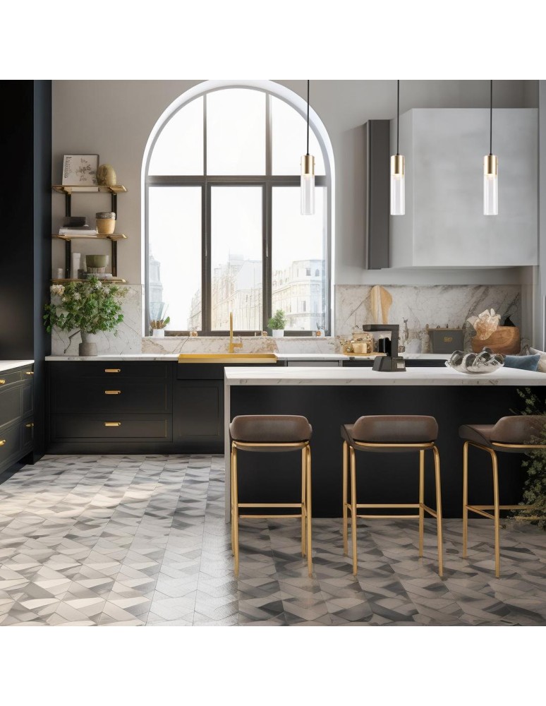 Single pendant lamps - Milagro Ricky Pendant Lamp Gold 1xGU10 ML0845 - product kolory-swiatla.pl 3