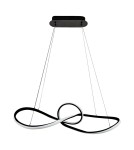 Modern pendant lamps - Milagro Marco Black 42W LED pendant lamp ML8116 - product 1