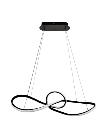 Milagro Marco Black 42W LED pendant lamp ML8116