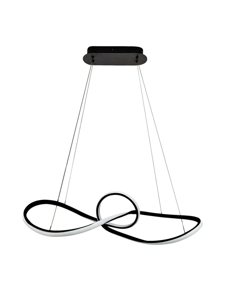 Modern pendant lamps - Milagro Marco Black 42W LED pendant lamp ML8116 - product kolory-swiatla.pl 1