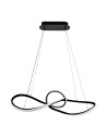 Milagro Marco Black 42W LED pendant lamp ML8116