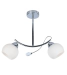 Glass sphere chandelier - Milagro Connor White 2xE27 ceiling lamp MLP0876 - product 6