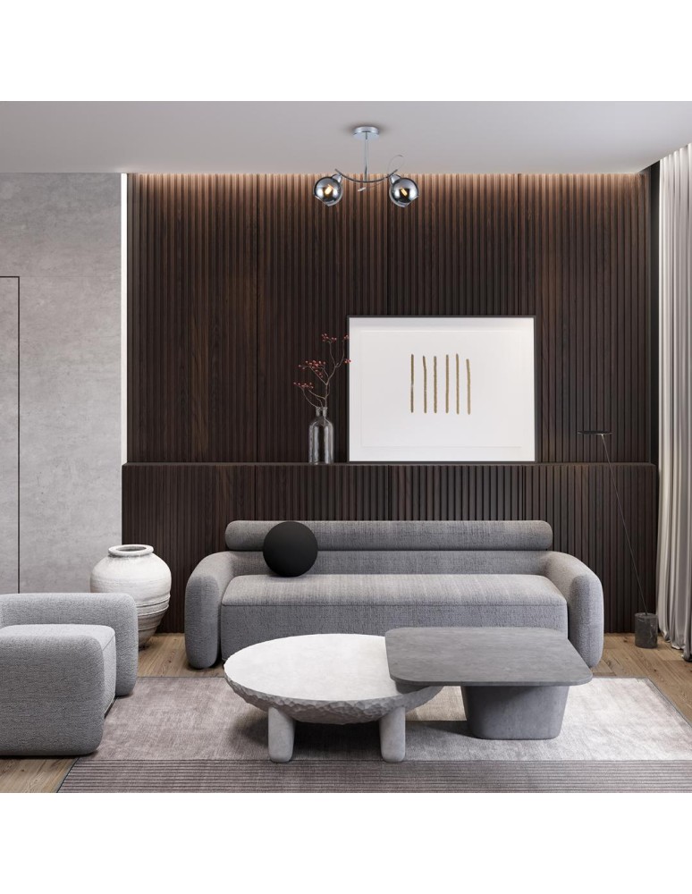 Glass sphere chandelier - Milagro Connor 2xE27 ceiling lamp MLP0873 - product kolory-swiatla.pl 4