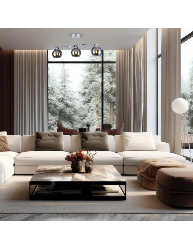 Ceiling lamps spheres - Milagro Connor 3xE27 ceiling lamp MLP0874 - product kolory-swiatla.pl 3