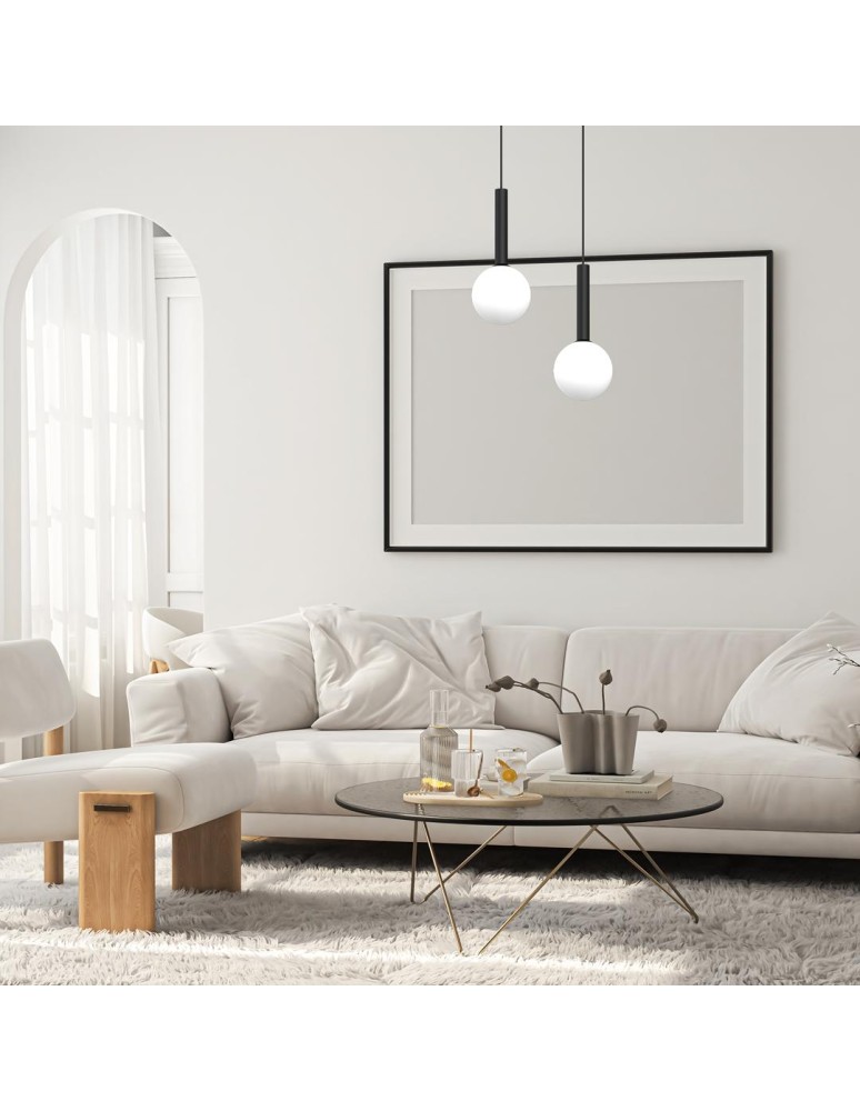 Single pendant lamps - Milagro PLAY BLACK 1xG9 pendant lamp MLP0970 - product kolory-swiatla.pl 4