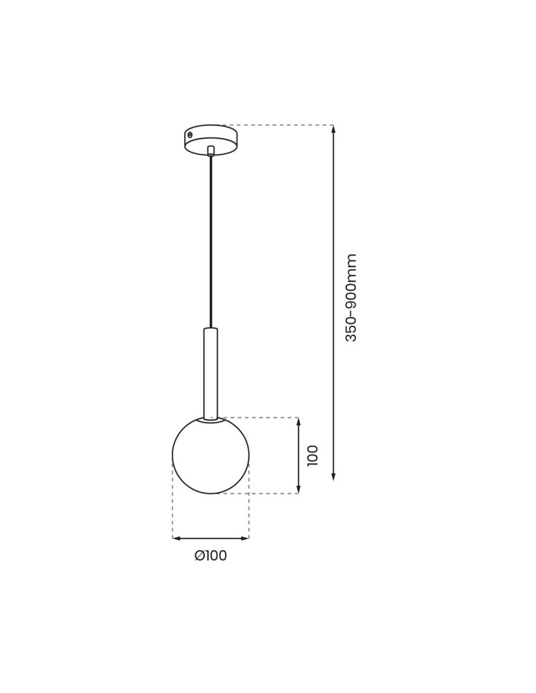 Single pendant lamps - Milagro PLAY BLACK 1xG9 pendant lamp MLP0970 - product kolory-swiatla.pl 5