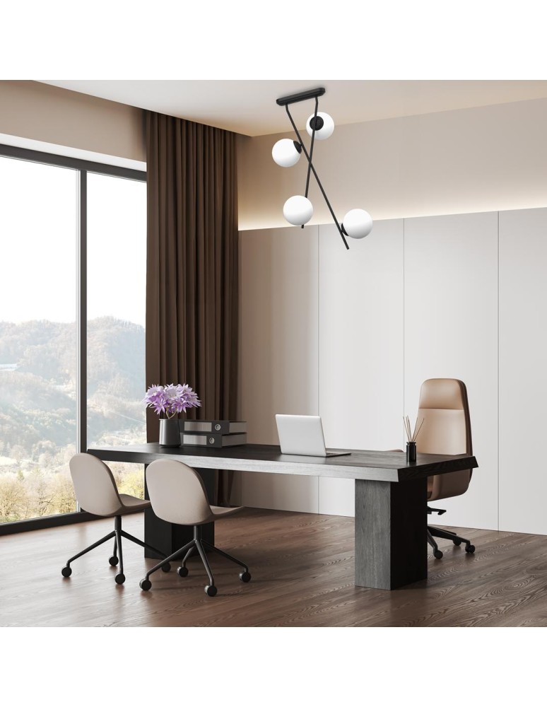 Ceiling lamps spheres - Milagro 4xE14 INTER ceiling lamp MLP0974 - product kolory-swiatla.pl 4