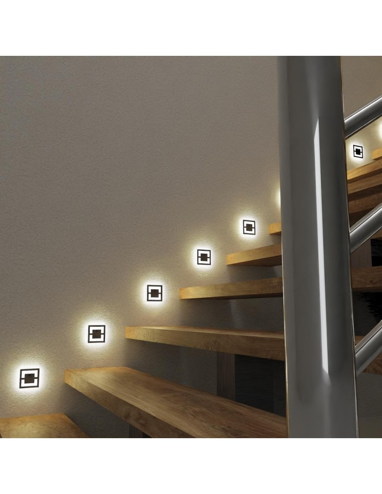 Stair step lighting - Eko-Light QUADRO Warm Color 3000K 12V with motion sensor EKS1009 - product kolory-swiatla.pl 3