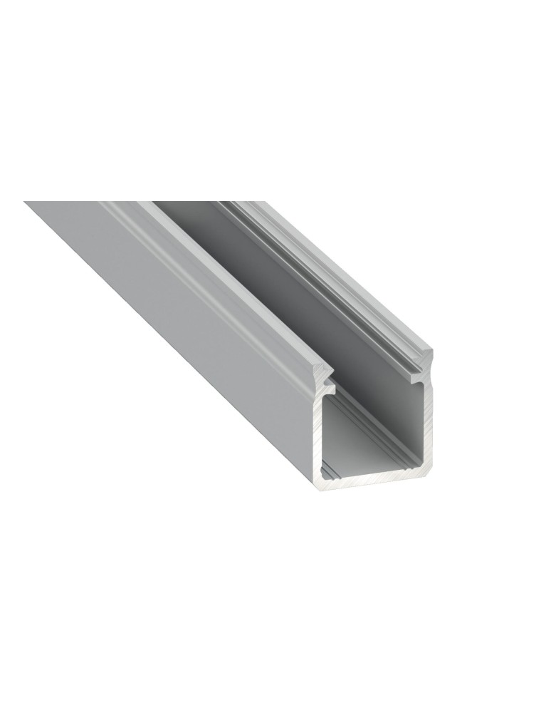 LED profiles - ECO-LIGHT SILVER ALUMINIUM PROFILE TYPE Y 2m + SILVER SHIELD EKPR0118 - product kolory-swiatla.pl 1