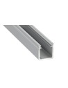 Eko-Light PROFIL ALUMINIOWY SREBRNY TYP Y 2m + KLOSZ MLECZNY EKPR0118