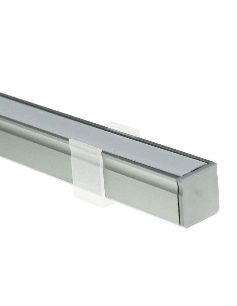 LED profiles - ECO-LIGHT SILVER ALUMINIUM PROFILE TYPE Y 2m + SILVER SHIELD EKPR0118 - product kolory-swiatla.pl 4