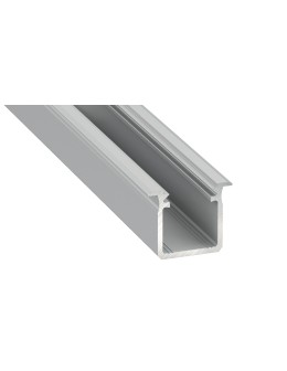 Eko-Light PROFIL ALUMINiOWY SREBRNY TYP G 2m + KLOSZ MLECZNY EKPR0125