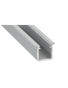 Eko-Light PROFIL ALUMINiOWY SREBRNY TYP G 2m + KLOSZ MLECZNY EKPR0125